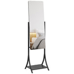 Freestanding Full Length Mirror Adjustable Full Body Mirror