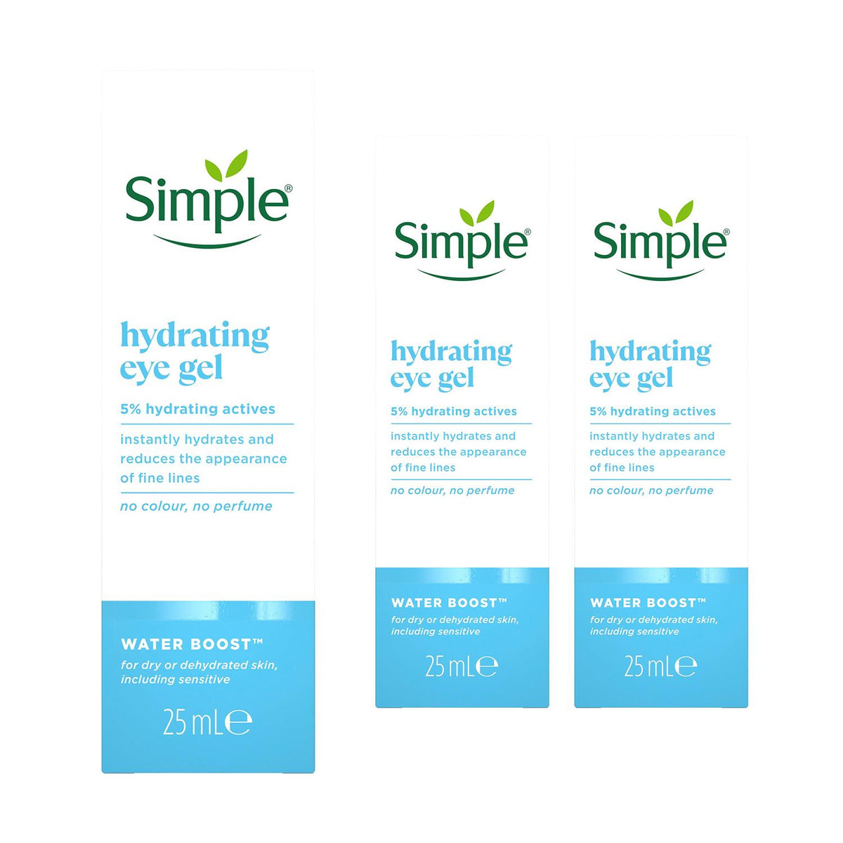 Hydrate+ Eye Gel Soothing Hydration For Tired Eyes, 25ml | Set of 3