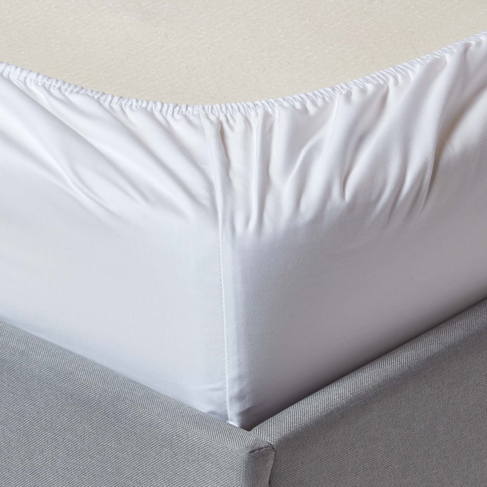 Egyptian Cotton Fitted Sheet 1000 Tc | Double | White