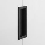 2 Door Wardrobe Wardrobe With 3 Drawer And Hanging Rod | One Size | Black