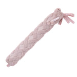 Livivo 2l Long Hot Water Bottle With Stylish Pink Lattice Cover And Pom Poms
