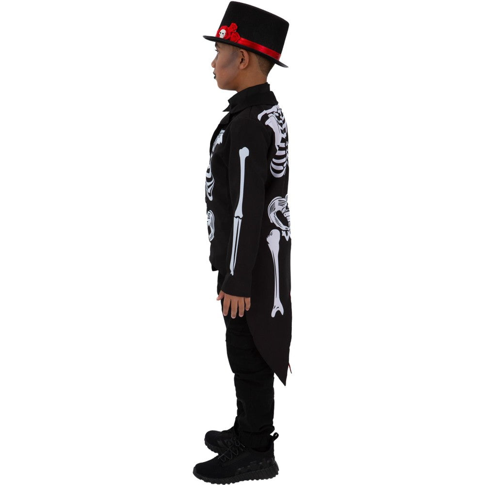 Day Of The Dead Senor Skeleton Costume | Age 7-9