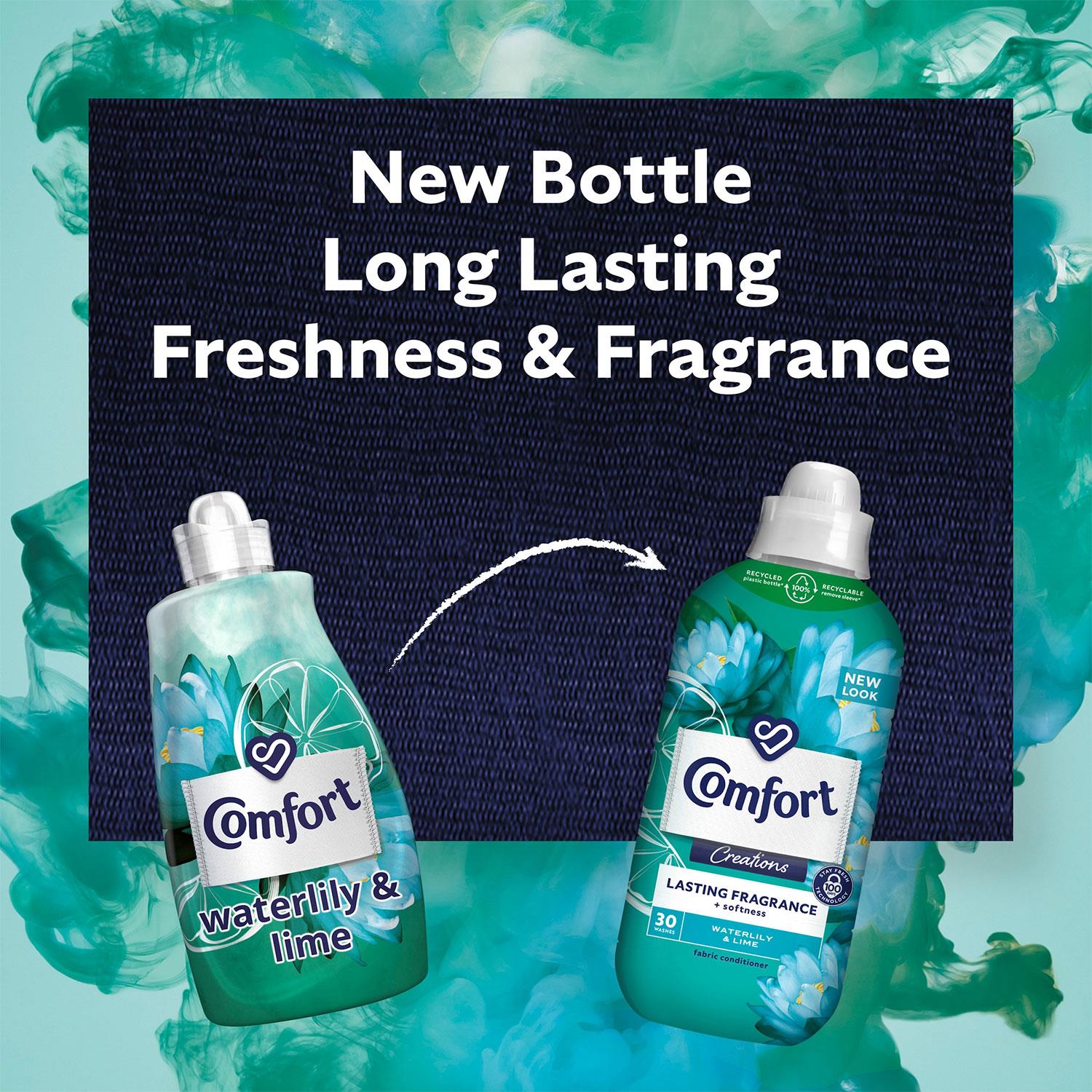 Fabric Conditioner Lasting Fragrance Waterlily & Lime 900ml, 30w | Set of 4