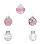 25pcs Christmas Ball Ornament Set | Pink