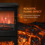 900w/1800w Electric Fireplace With Artificial Flame