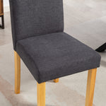 Almont Fabric Dining Chairs - Set Of 2 | Charcoal