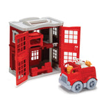 Fire Station Playset, Made From 100% Recycled Plastic