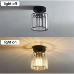 Bath Plus TB+ Modern Semi Flush Glass Ceiling Light
