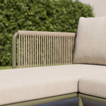 Virella Outdoor Corner Sofa And Table | Green