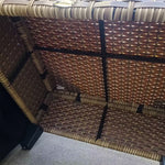 Rattan Garden Furniture Set W/ Corner Sofa, Table, Cushion | Brown