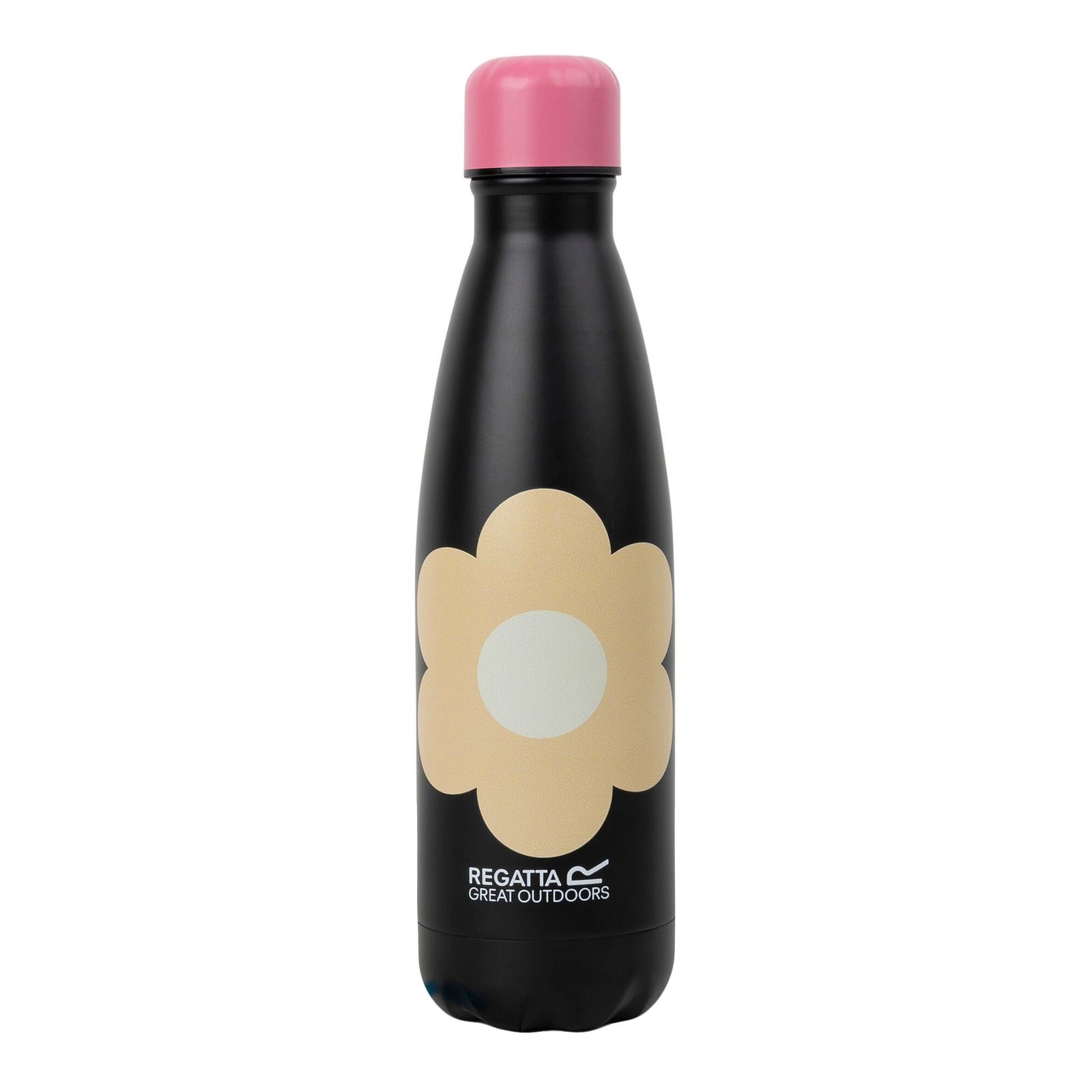 Orla Kiely Daisy 0.5l Water Bottle | One Size | Black