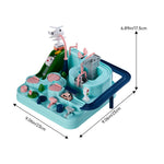 Car Race Tracks Toy Set | Blue