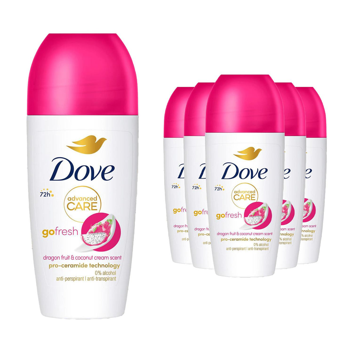 Advanced Care Go Fresh Women's Roll On With 72h Protection 50ml | Set of 6