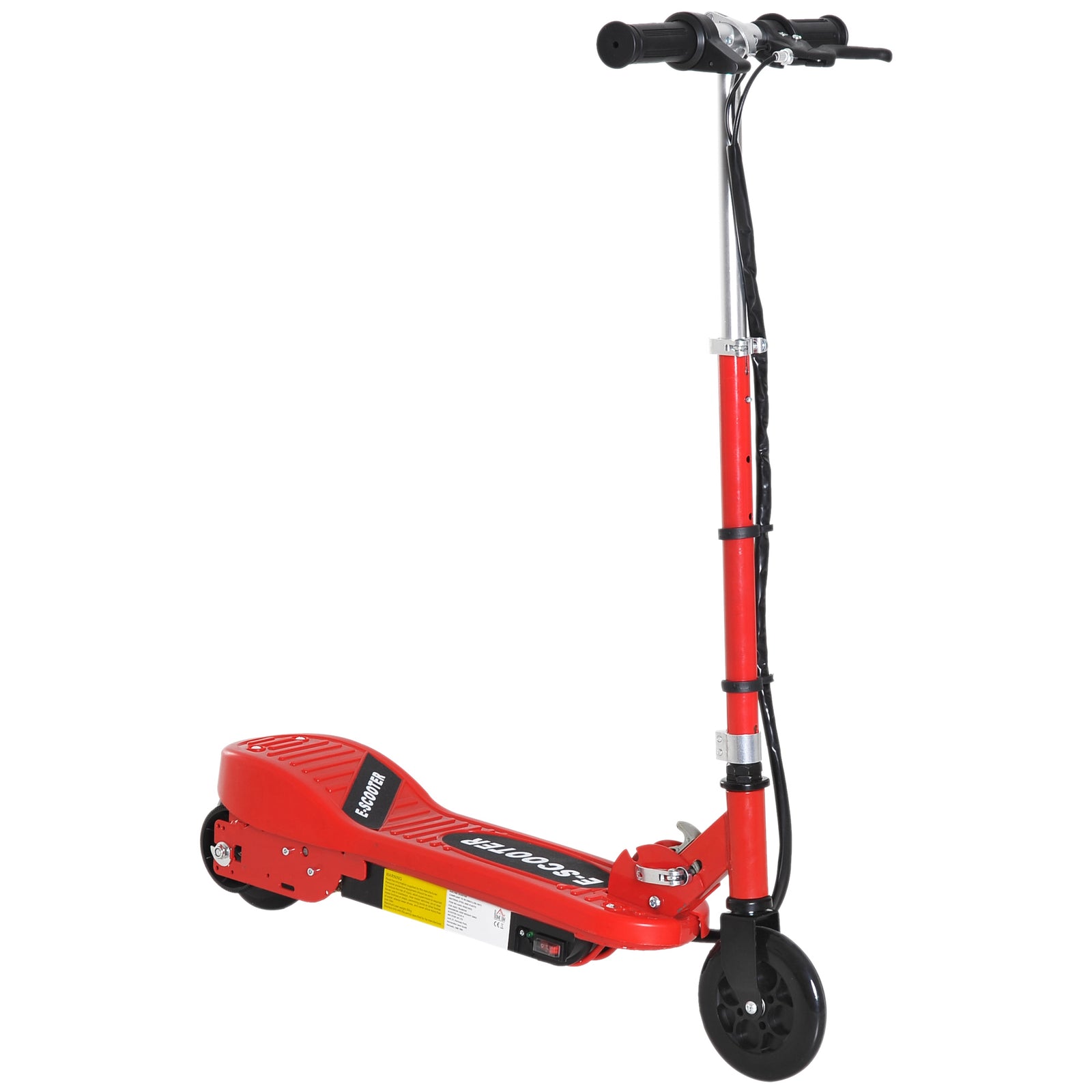 Folding Kids Electric Scooter 7-14 Adjustable Battery Power | Red