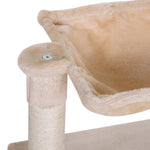 Cat Activity Tree Kitten Play Tower Palace Two-tier Scratching | Beige