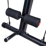 Foldable Dumbbell Bench - 7 Incline Adjustable | Black