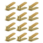 Acrylic Shoe Slot Organiser Adjustable Wardrobe Shoe Stacker Space Saver Rack | Gold