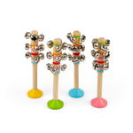 Bigjigs Toys Wooden Bell Stick - 1 Colour Chosen at Random