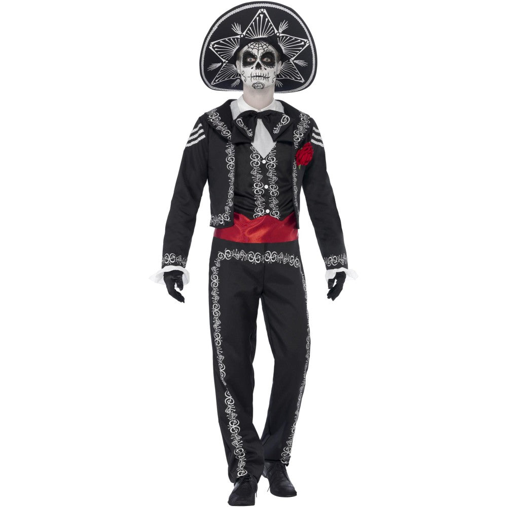 Day Of The Dead Senor Bones Costume | Small