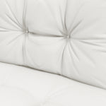 2pc Outdoor Seat Cushion For Patio Furniture | White