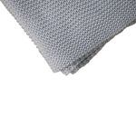 Double Knitted Throw | Light Blue