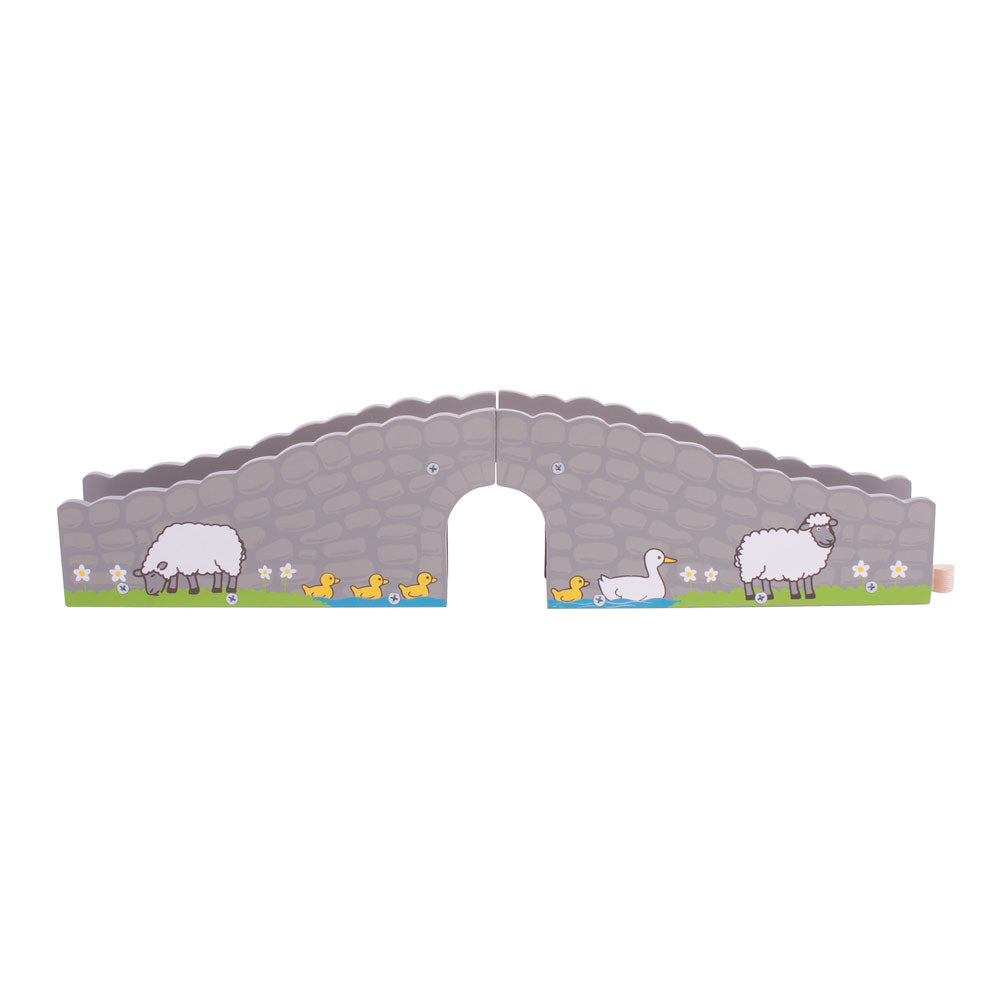 Farm Bridge for Wooden Farm Train Set