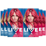 Live Colour + Lift Permanent Hair Dye Deep Coral L77, 6pk