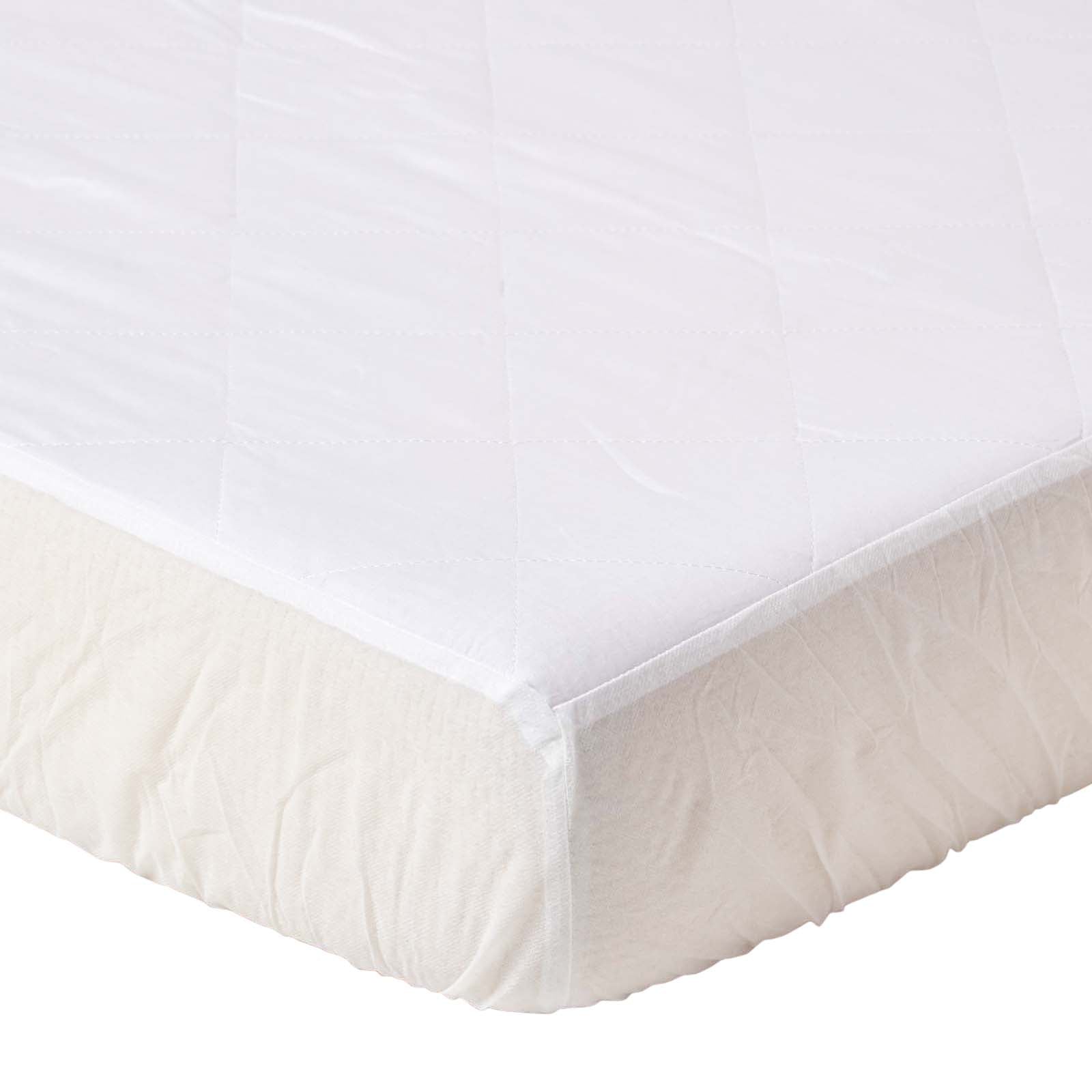 Organic 300 Tc Luxury Quilted Deep Fitted Mattress Protector | Double | Beige