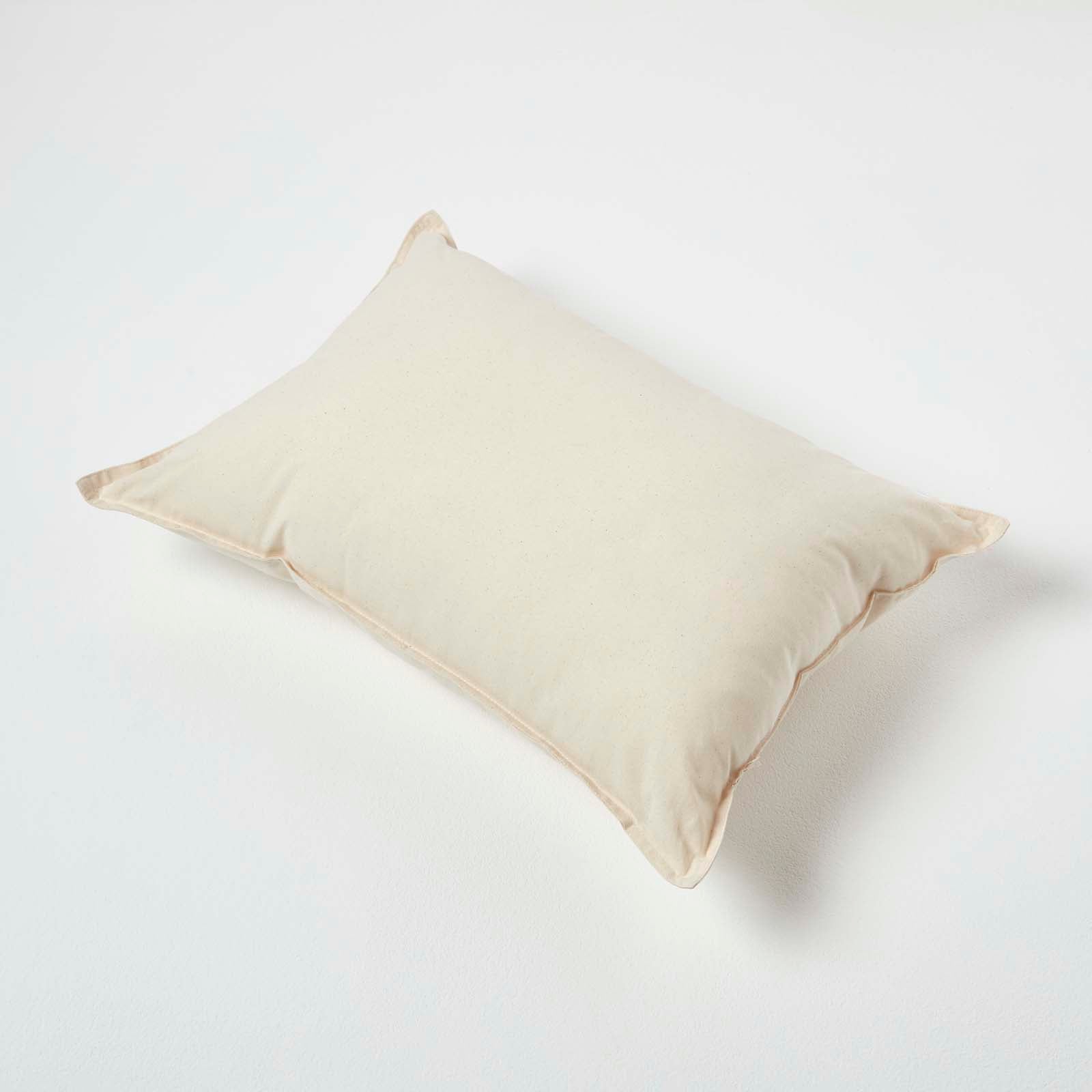 Organic Cotton Cushion Pad | 50cm x 35cm | Beige