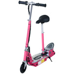 Foldable Powered Scooter With Adjustable Seat And Brake | Pink
