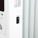 Oil Filled Radiator Space Heater With Heat Settings Remote | One Size | Black