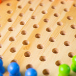 Bigjigs Toys Traditional Wooden Chinese Chequers Game, 2-4 Players