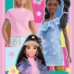 Barbie Sticker Birthday Card Official Product