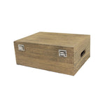 Oak Effect Wooden Box | Medium | Brown