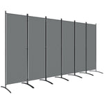 Outsunny Garden Privacy Screen Foldable 6 Panel Room Divider