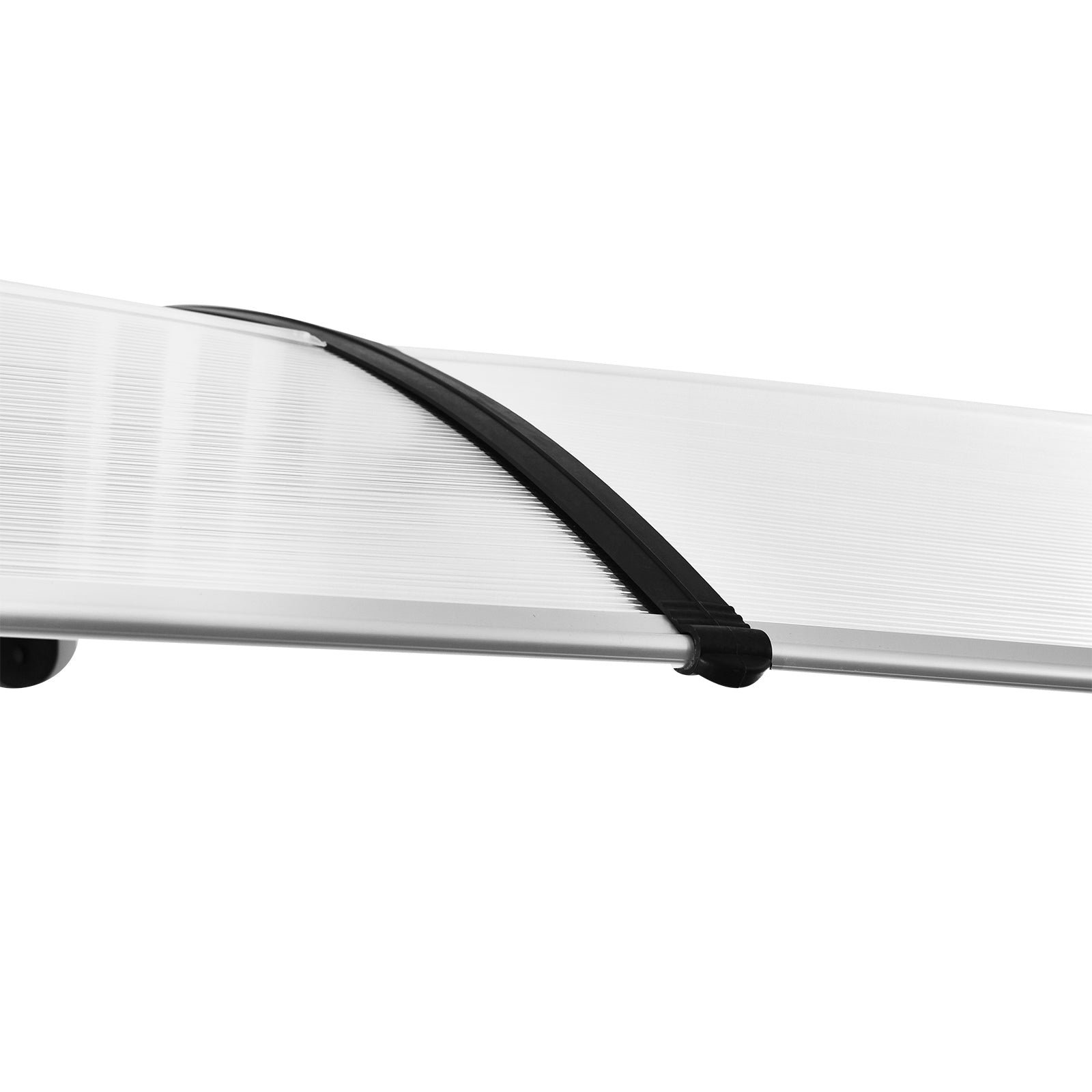 Outdoor Curved Window Canopy, 0.8x2m | White