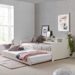 Tyler Guest Bed And Trundle With Pocket Mattresses | Single | White