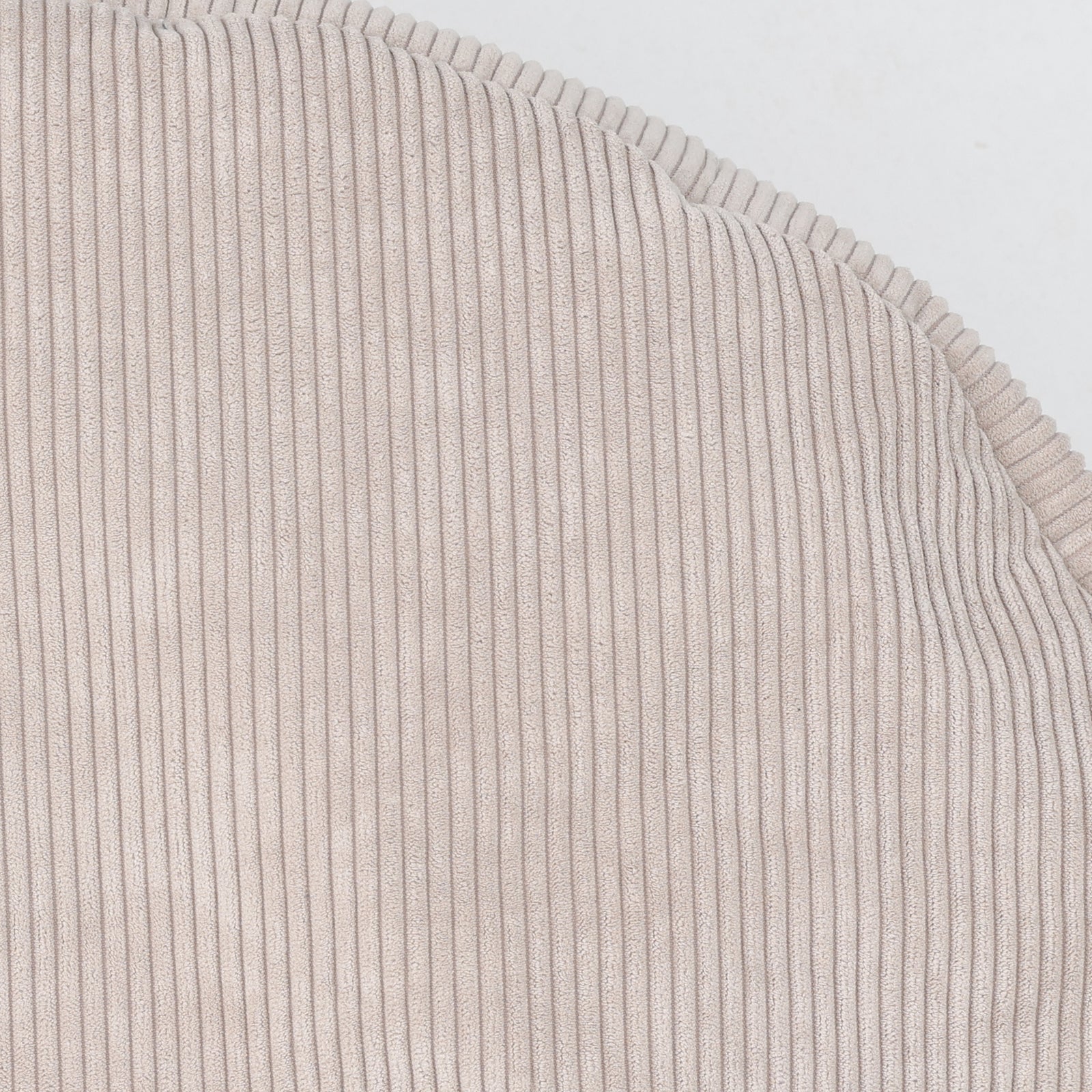 Remi Fine Cord Bean Bag Pouffe | Beige