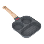 19cm W X 19cm W Non-stick 3-hole Egg Frying Pan