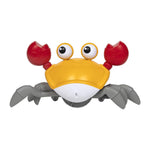 Rechargeable Crawling Crab Toy With Music | Orange