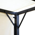3 X 3m Pergola Metal Gazebo Outdoor Sun Shade Shelter Canopy