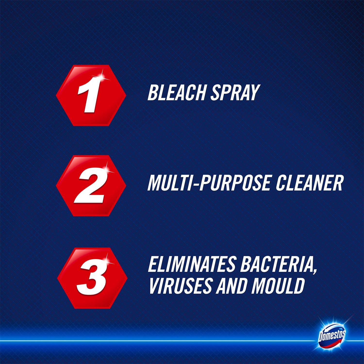 Multi-purpose Bleach Surface Cleaner Disinfectant Spray 700ml, 6pk