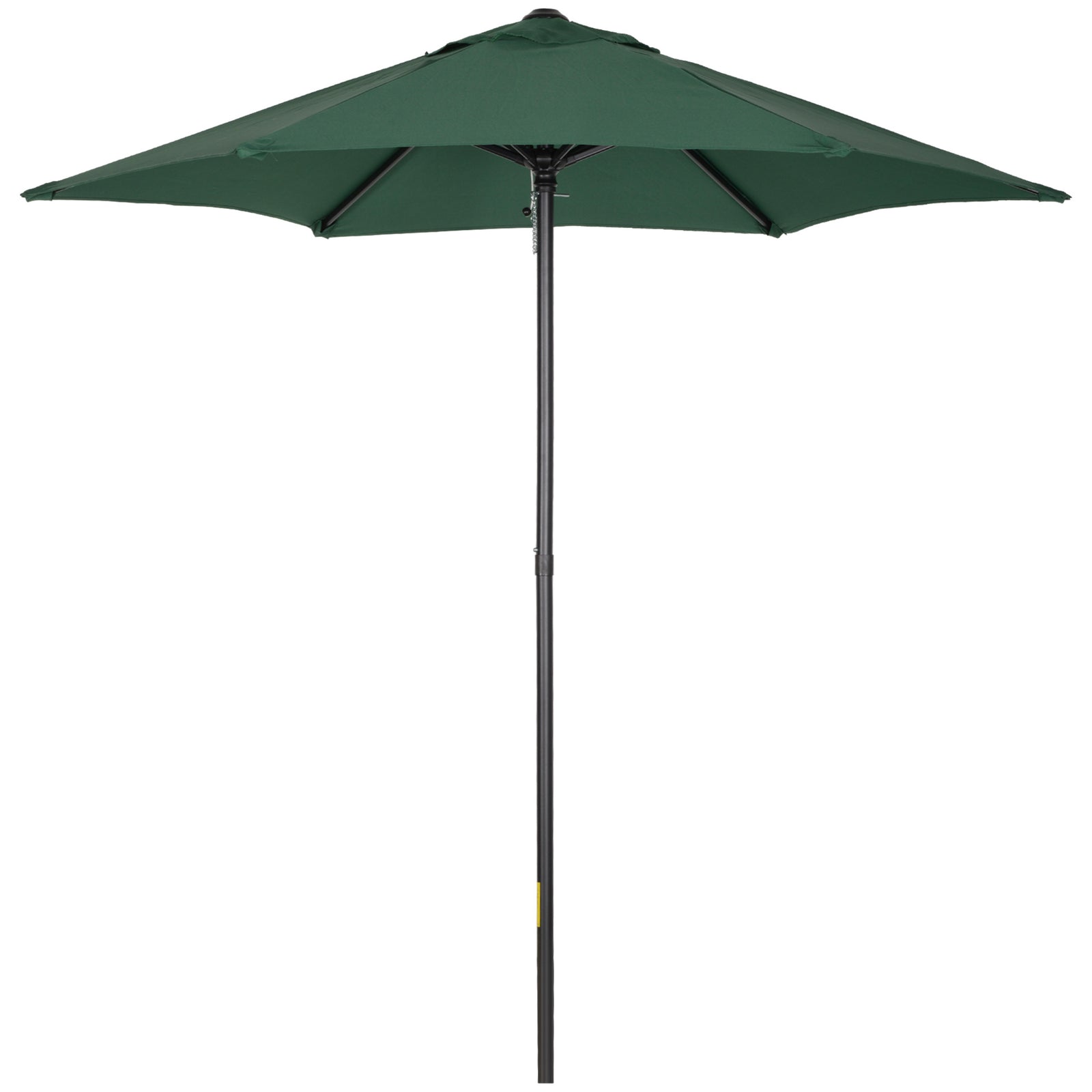 2m Parasol Patio Umbrella With 6 Ribs | Green