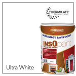 Insopaint Exterior Masonry Paint - Heat Reflecting, Insulating & Weatherproof Exterior Wall Protection | 5l | Ultra White