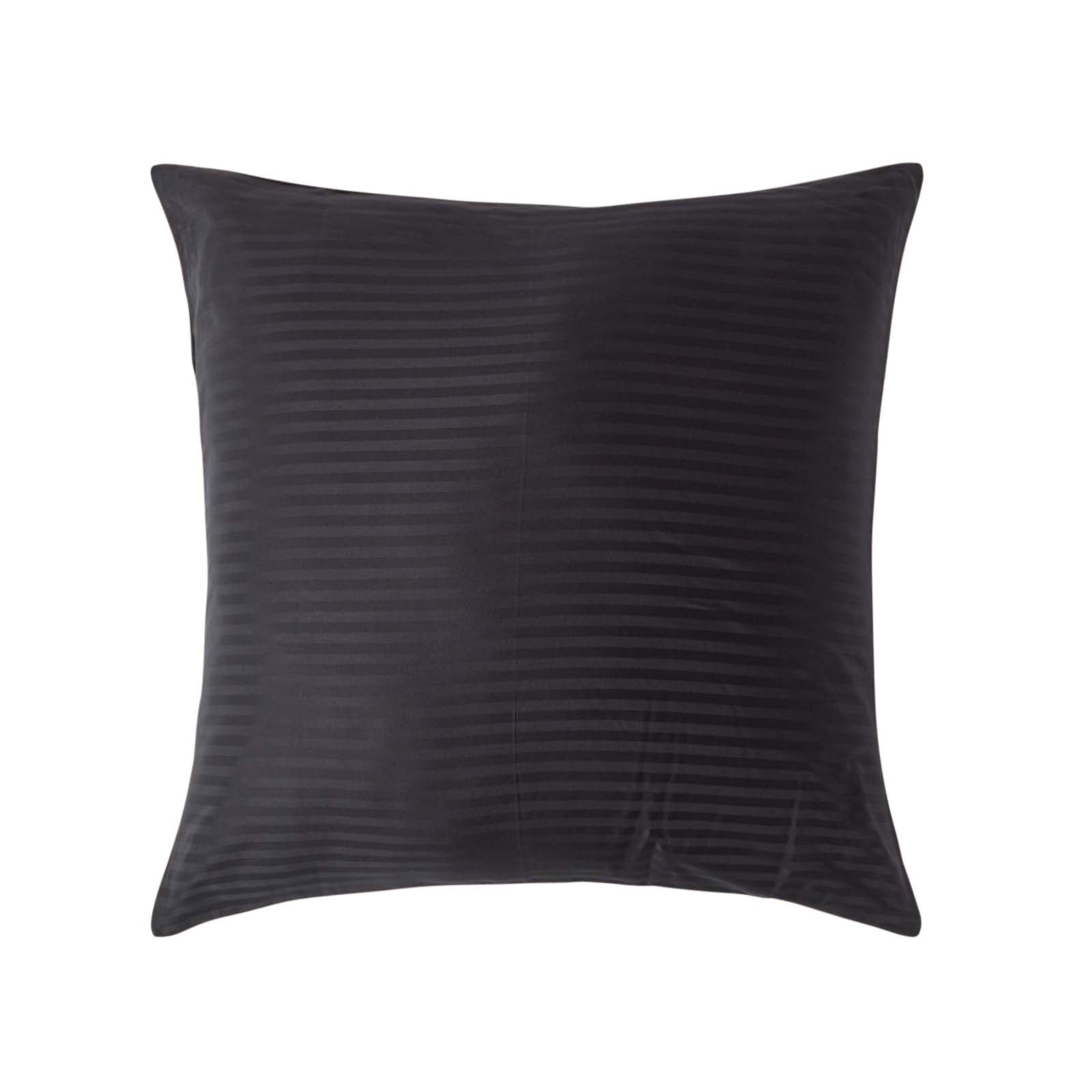 European Size Egyptian Cotton Pillowcase 330 Tc | 80cm x 80cm | Black