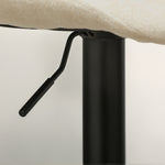 Bar Stools Set Of 2 Adjustable Swivel With Backrest | One Size | Beige