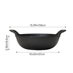25cm/27cm/30cm Dia Cast Iron Wok With Dual Handles | Medium