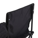 Set Of 3 Portable Folding Camping Table And Chair Set – Lightweight And Compact Outdoor Furniture | Set-of-3 | Black