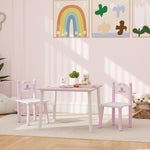 Aiyaplay Princess Design Toddler Table And 2 Chairs Set, For Playroom