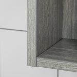 Bathroom Wall Mounted Mirror Storage Adjustable Shelves